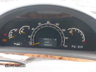 2002 Mercedes-Benz S-Class 5.0L with VIN WDBNG75J32A241980, listed as a IAAI auction lot 41971627 with 160,634 mi miles. Bid and sale history available at carsss.com. Image 15.