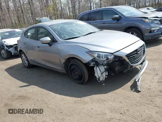 2014 Mazda 3 i Touring z VIN JM1BM1L70E1185972, wystawiony jako IAAI lot #42005779 z przebiegiem 90 175 mil mil oraz . Historia ofert i sprzedaży dostępna na DreamBid. Obrazek 1.