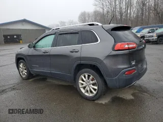 2015 Jeep Cherokee Limited with VIN 1C4PJMDS4FW662698, listed as a Copart auction lot 49521825 with 161,998 mi miles and Salvage Title. Bid and sale history available at DreamBid. Image 2.