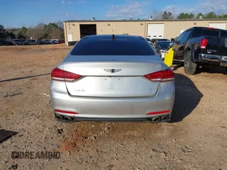 2015 Hyundai Genesis 5.0L with VIN KMHGN4JF2FU019625, listed as a IAAI auction lot 41809078 with 146,650 mi miles. Bid and sale history available at carsss.com. Image 15.
