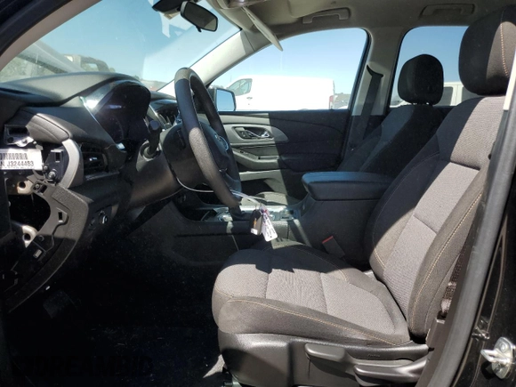 2021 Chevrolet Traverse LS with VIN 1GNERFKW1MJ242528, listed as a Copart auction lot 49739655 with 49,697 mi miles and Salvage Title. Bid and sale history available at carsss.com. Image 7.