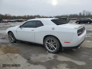 2021 Dodge Challenger GT with VIN 2C3CDZKG8MH601744, listed as a Copart auction lot 43237055 with 52,112 mi miles and Salvage Title. Bid and sale history available at carsss.com. Image 2.