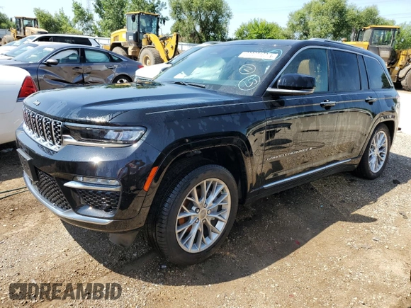 2023 Jeep Grand Cherokee Summit with VIN 1C4RJHEG6PC563345, listed as a Copart auction lot 63969163 with 2,909 mi miles and . Bid and sale history available at DreamBid. Image 1.