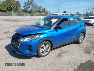 2024 Nissan Kicks S with VIN 3N1CP5BV9RL520148, listed as a IAAI auction lot 41590808 with 15,648 mi miles. Bid and sale history available at carsss.com. Image 17.
