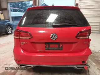 2018 Volkswagen Golf SportWagen S with VIN 3VWD17AU4JM754653, listed as a IAAI auction lot 41273209 with 130,448 mi miles. Bid and sale history available at carsss.com. Image 16.
