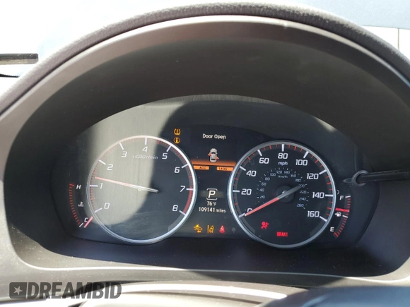 2016 Acura ILX Premium with VIN 19UDE2F88GA004976, listed as a Copart auction lot 60684825 with 109,141 mi miles and Salvage title. Bid and sale history available at DreamBid. Image 9.