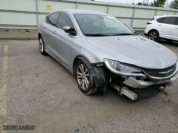 2015 Chrysler 200 Limited with VIN 1C3CCCAB8FN587473, listed as a Copart auction lot 52066345 with 210,100 mi miles and Salvage Title. Bid and sale history available at carsss.com. Image 10.