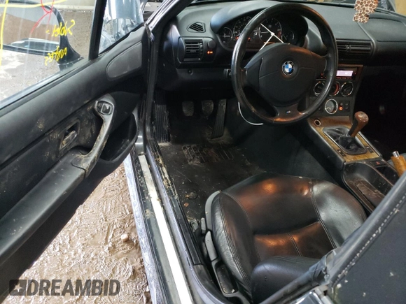 2001 BMW Z3 3.0 с VIN WBACN53411LJ55812, выставлен на аукционе Copart как лот 78476994 с пробегом 77 814 миль миль и Списание • Salvage title. История ставок и продаж доступна на DreamBid. Изображение 8.