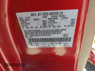 2006 Ford Escape Limited with VIN 1FMCU04116KA47826, listed as a IAAI auction lot 42245373 with 283,827 mi miles and . Bid and sale history available at DreamBid. Image 9.