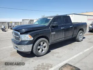 2014 Ram 1500 Big Horn z VIN 1C6RR7GG8ES133911, wystawiony jako Copart lot #54005445 z przebiegiem 128 965 mil mil oraz Szkoda całkowita • Salvage title. Historia ofert i sprzedaży dostępna na DreamBid. Obrazek 1.