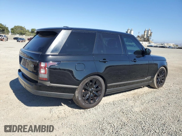 2015 Land Rover Range Rover HSE with VIN SALGS2VF9FA234442, listed as a Copart auction lot 65928525 with 90,489 mi miles and Clean title. Bid and sale history available at DreamBid. Image 3.