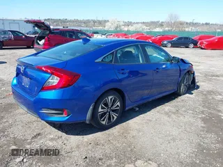 2017 Honda Civic Sedan EX-T with VIN 19XFC1F32HE207503, listed as a IAAI auction lot 41942040 with 60,983 mi miles. Bid and sale history available at carsss.com. Image 4.