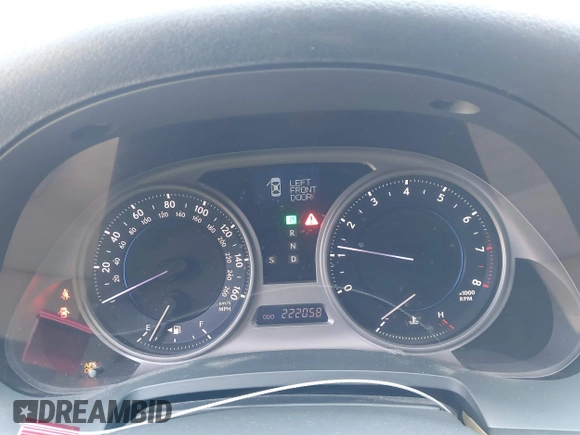 2008 Lexus IS 250 with VIN JTHBK262485066815, listed as a IAAI auction lot 42421330 with 222,058 mi miles and . Bid and sale history available at DreamBid. Image 7.