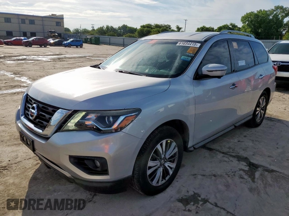 2017 Nissan Pathfinder SV с VIN 5N1DR2MN1HC678738, выставлен на аукционе Copart как лот 61034415 с пробегом 149 688 миль миль и Чистый • Clean title. История ставок и продаж доступна на DreamBid. Изображение 1.