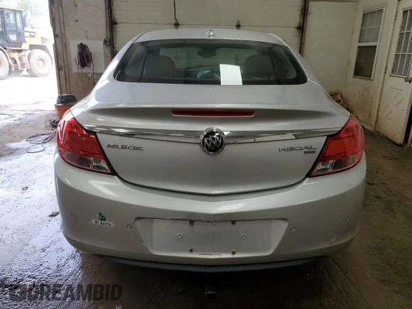 2011 Buick Regal CXL RL3 with VIN W04GR5EC2B1046604, listed as a Copart auction lot 68976324 with 227,333 mi miles and Clean Title. Bid and sale history available at carsss.com. Image 6.