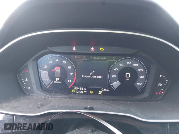 2019 Audi Q3 Premium with VIN WA1AECF34K1077065, listed as a IAAI auction lot 40826923 with 85,458 mi miles and . Bid and sale history available at DreamBid. Image 16.