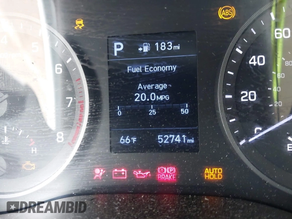 2019 Hyundai Tucson SEL with VIN KM8J33ALXKU855608, listed as a IAAI auction lot 41906199 with 52,741 mi miles. Bid and sale history available at carsss.com. Image 7.