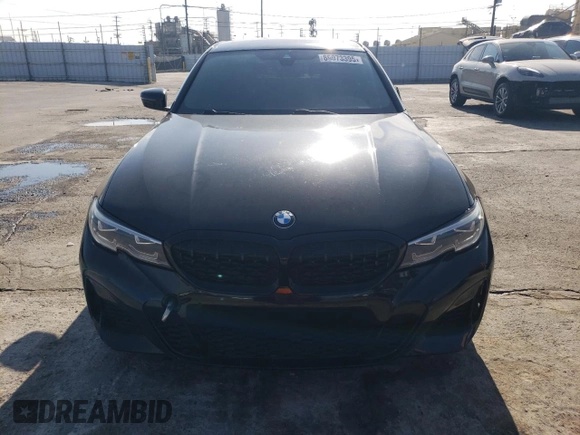 2021 BMW 3 Series M340i with VIN 3MW5U7J01M8C18300, listed as a Copart auction lot 89073395 with 37,945 mi miles and Salvage Title. Bid and sale history available at carsss.com. Image 5.