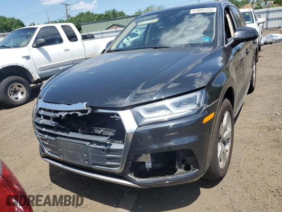 2018 Audi Q5 Premium Plus with VIN WA1BNAFYXJ2095826, listed as a Copart auction lot 61808125 with 33,211 mi miles and Salvage title. Bid and sale history available at DreamBid. Image 5.