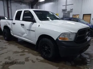 2012 Ram 1500 Tradesman with VIN 1C6RD7FP4CS249586, listed as a IAAI auction lot 41546397 with 66,050 mi miles. Bid and sale history available at carsss.com. Image 1.