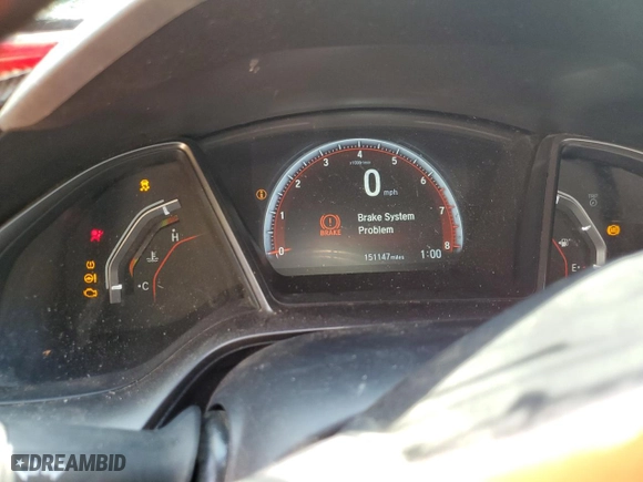 2018 Honda Civic Si Coupe with VIN 2HGFC3A58JH753884, listed as a Copart auction lot 68451854 with 151,147 mi miles and Salvage Title. Bid and sale history available at carsss.com. Image 9.