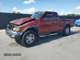 2003 Toyota Tacoma with VIN 5TEWN72N23Z246615, listed as a Copart auction lot 62009365 with 161,436 mi miles and Salvage title. Bid and sale history available at DreamBid. Image 1.