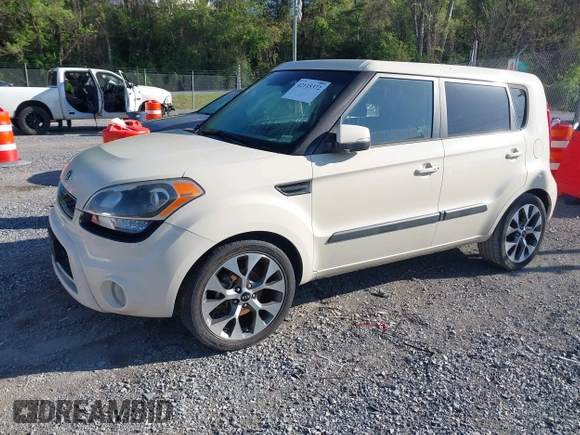 2013 Kia Soul + with VIN KNDJT2A6XD7488235, listed as a IAAI auction lot 42115372 with 156,256 mi miles and . Bid and sale history available at DreamBid. Image 2.