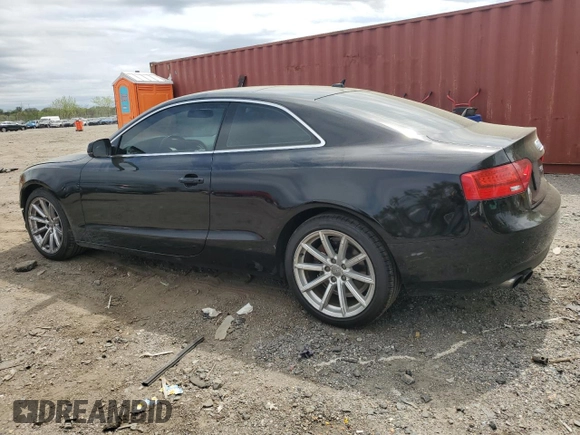 2015 Audi A5 Premium with VIN WAUCFAFR1FA033094, listed as a Copart auction lot 52738125 with 82,312 mi miles and Salvage Title. Bid and sale history available at carsss.com. Image 2.