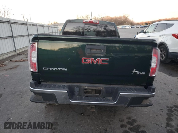 2016 GMC Canyon 4WD SLE with VIN 1GTG6CE32G1237482, listed as a Copart auction lot 81569844 with 42,485 mi miles and Salvage Title. Bid and sale history available at carsss.com. Image 6.