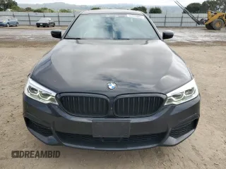 2020 BMW 5 Series 530e with VIN WBAJA9C01LCE28731, listed as a Copart auction lot 55233085 with 47,908 mi miles and Salvage Title. Bid and sale history available at DreamBid. Image 5.