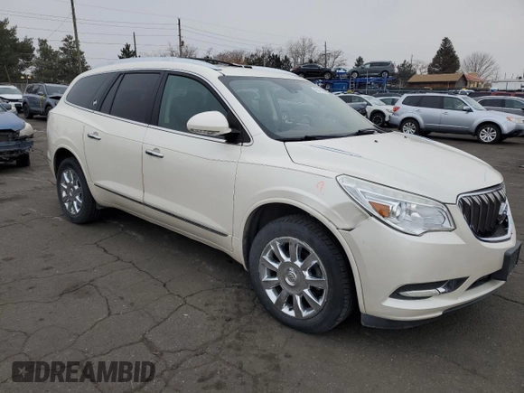 2014 Buick Enclave Premium with VIN 5GAKVCKD4EJ112251, listed as a Copart auction lot 45317405 with Not Provided miles and Salvage Title. Bid and sale history available at DreamBid. Image 4.