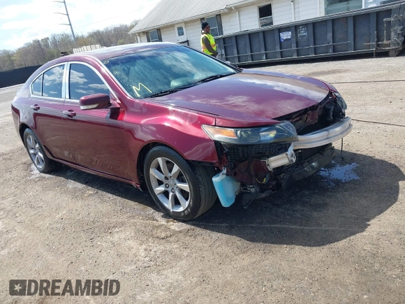 2012 Acura TL Tech Auto with VIN 19UUA8F54CA017030, listed as a IAAI auction lot 41914858 with 212,811 mi miles. Bid and sale history available at carsss.com. Image 1.
