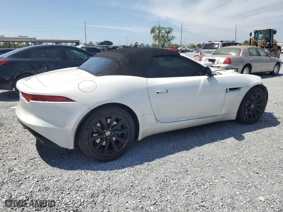 2015 Jaguar F-TYPE V6 with VIN SAJWA6ET2F8K21706, listed as a Copart auction lot 51307725 with 64,080 mi miles and Salvage Title. Bid and sale history available at carsss.com. Image 3.