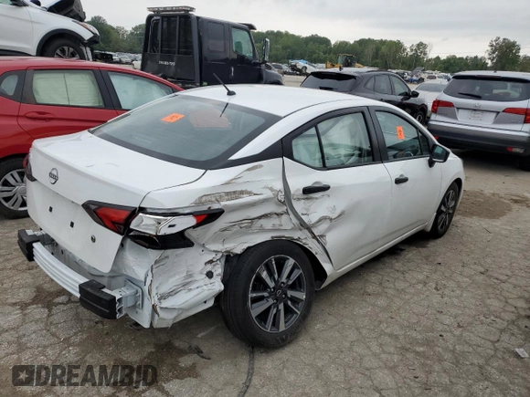 2024 Nissan Versa S with VIN 3N1CN8DV4RL874244, listed as a Copart auction lot 67565994 with 6,761 mi miles and Salvage Title. Bid and sale history available at DreamBid. Image 3.