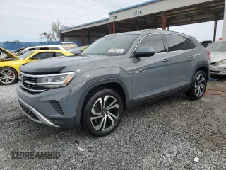 2020 Volkswagen Atlas SEL Premium z VIN 1V2NE2CA7LC216338, wystawiony jako Copart lot #87846215 z przebiegiem 60 399 mil mil oraz Szkoda całkowita • Salvage title. Historia ofert i sprzedaży dostępna na DreamBid. Obrazek 1.