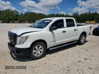 2019 Nissan Titan S z VIN 1N6AA1EK1KN502553, wystawiony jako Copart lot #56405715 z przebiegiem 146 353 mil mil oraz Szkoda całkowita • Salvage title. Historia ofert i sprzedaży dostępna na DreamBid. Obrazek 1.