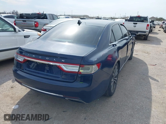 2018 Lincoln Continental Reserve with VIN 1LN6L9NP3J5614469, listed as a IAAI auction lot 41665861 with 67,230 mi miles. Bid and sale history available at carsss.com. Image 4.