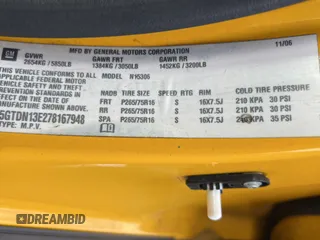 2007 Hummer H3 SUV with VIN 5GTDN13E278167948, listed as a Copart auction lot 78698974 with 123,909 mi miles and Clean Title. Bid and sale history available at carsss.com. Image 10.