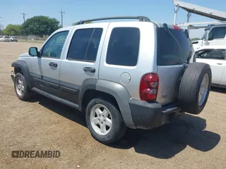2007 Jeep Liberty Sport with VIN 1J4GK48K87W722615, listed as a IAAI auction lot 42055503 with 244,118 mi miles. Bid and sale history available at carsss.com. Image 3.