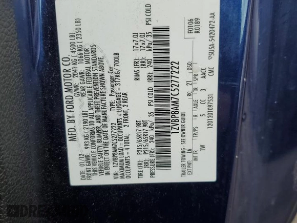 2012 Ford Mustang Premium with VIN 1ZVBP8AM7C5277222, listed as a Copart auction lot 55495355 with 144,159 mi miles and Salvage title. Bid and sale history available at DreamBid. Image 13.
