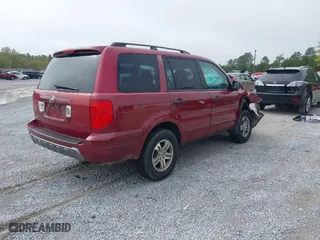 2003 Honda Pilot EX with VIN 2HKYF18593H523824, listed as a IAAI auction lot 41933540 with 159,935 mi miles. Bid and sale history available at carsss.com. Image 4.