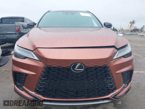 2023 Lexus RX 500h F Sport Performance with VIN 2T2BCMEA2PC001705, listed as a IAAI auction lot 41765718 with 32,391 mi miles and . Bid and sale history available at DreamBid. Image 12.