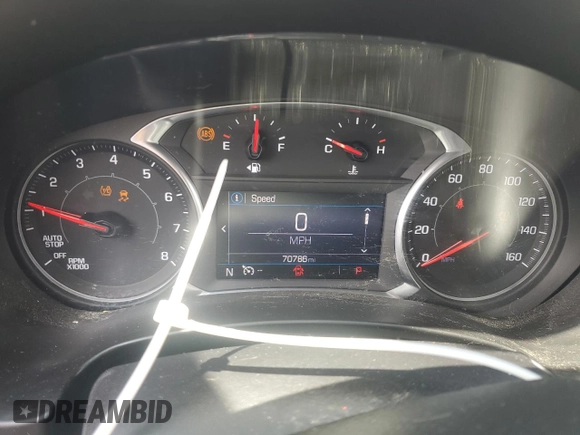 2019 GMC Terrain SLE with VIN 3GKALTEV0KL151061, listed as a Copart auction lot 59657955 with 70,786 mi miles and Salvage title. Bid and sale history available at DreamBid. Image 9.