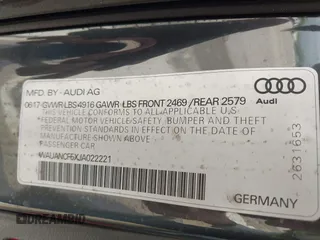 2018 Audi A5 Sportback Premium z VIN WAUANCF5XJA022221, wystawiony jako IAAI lot #42041410 z przebiegiem 94 851 mil mil oraz . Historia ofert i sprzedaży dostępna na DreamBid. Obrazek 9.