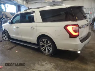 2020 Ford Expedition Max Platinum with VIN 1FMJK1MT1LEA32709, listed as a Copart auction lot 47017895 with 74,845 mi miles and Salvage title. Bid and sale history available at DreamBid. Image 2.