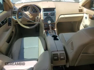 2008 Mercedes-Benz C 300 Sport with VIN WDDGF54X08F124267, listed as a Copart auction lot 57830955 with 167,012 mi miles and Salvage title. Bid and sale history available at DreamBid. Image 8.