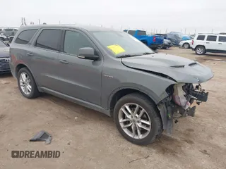 2021 Dodge Durango R/T with VIN 1C4SDHCT0MC799283, listed as a IAAI auction lot 41543813 with 75,110 mi miles and . Bid and sale history available at DreamBid. Image 1.