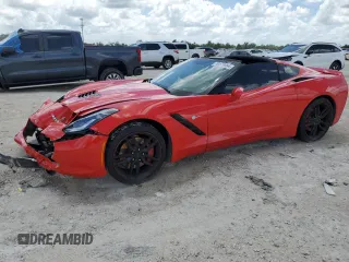 2019 Chevrolet Corvette Z51 2LT with VIN 1G1YK2D78K5123303, listed as a Copart auction lot 70470654 with 25,179 mi miles and Salvage Title. Bid and sale history available at carsss.com. Image 1.