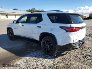 2022 Chevrolet Traverse Premier with VIN 1GNEVKKWXNJ126721, listed as a Copart auction lot 75941264 with 46,402 mi miles and Salvage Title. Bid and sale history available at carsss.com. Image 2.