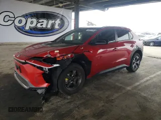2024 Toyota bZ4X XLE z VIN JTMAAAAA4RA048414, wystawiony jako Copart lot #54395795 z przebiegiem 8 607 mil mil oraz Szkoda całkowita • Salvage title. Historia ofert i sprzedaży dostępna na DreamBid. Obrazek 1.